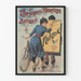 Póster vintage The Franco-American Bicycle Co - La última moda es Falcon