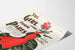 Póster vintage La chica de París en rojo y negro