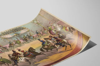 Grandiose Final Equestrian Decorative Poster — artwork view