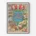 Póster vintage de circo Adam Forepaugh y Sells Brothers