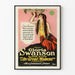 Póster de cine vintage The Great Moment con Gloria Swanson