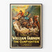 Póster vintage El pistolero William Farnum