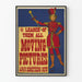 Póster vintage The Leader of Them All Moving Pictures
