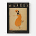 Póster vintage The Masses diciembre de 1915 ilustración moda años 1910