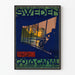 Póster vintage del canal de Göta, Suecia