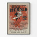 Póster vintage The New York Sunday Herald 1895