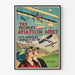 Póster vintage de aviación 1912 - La reunión de aviación popular en Los Ángeles