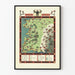 Póster Mapa Vintage del Ferrocarril The Rail Way Map