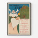 Póster vintage The Sunday Journal, ilustración Art Nouveau