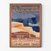 Póster vintage Exposición de los Grandes Lagos 1936 Cleveland