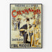 Póster vintage Carnaval 1893 Teatro de la Ópera Bal Masqué