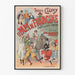 Póster Teatro Cluny El papá de Francine Opereta Vintage