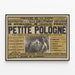 Póster Teatro Gaîté - Vigésima Representación La Pequeña Polonia — cuadro enmarcado en la pared