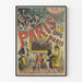 Póster vintage de teatro Teatro de la Renaissance París sin París