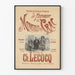 Póster Teatro de los Bouffes-Parisiens - El testamento del señor de Crac