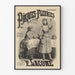 Vintage poster of comic opera Pâques Fleuries