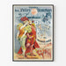 Póster vintage del Teatro de las Follies Dramáticas - Todo París en Revista