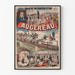 Póster vintage del teatro del Castillo de Agua - Drama Augereau en 5 actos