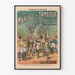 Póster vintage El matrimonio en el tambor - Teatro del Châtelet