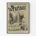 Póster vintage del Teatro Nacional de la Ópera-Comique - El Retrato