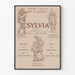 Póster vintage del Teatro Nacional de la Ópera - Ballet Sylvia en 3 actos