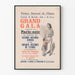 Póster antiguo Gran Gala en el Teatro Nacional de la Ópera 1940
