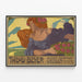 Vintage poster Theodor Beyer Kunst-Anstalt Dresden — framed artwork on a wall