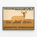 Póster vintage de Theodore Roosevelt - Excursiones africanas — cuadro enmarcado en la pared