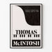 Póster del concierto de Thomas McIntosh en el Centro Cultural Nacional 1984