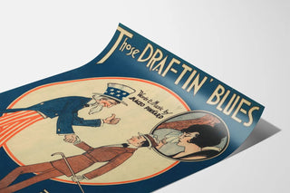 Vintage Poster Those Draftin' Blues by Maceo Pinkard