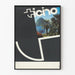 Decorative poster Ticino with lakeside landscape and palm trees