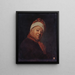Retrato del pintor Étienne Jeaurat 1699-1789 - Étienne Aubry — cuadro enmarcado en la pared