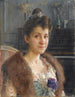 Retrato de la Sra. C., hermana del artista - Étienne Dinet — vista de la obra
