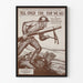 Póster vintage militar Till Over The Top We Go