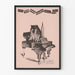 Póster artístico de Tin Pan Alley, espectáculo musical vintage