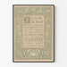 Póster vintage art déco Gedenkboek pintura holandesa 1860-1890