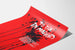 Póster To Die in Madrid en estilo gráfico rojo y negro