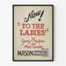 Vintage theater poster 'To The Ladies' Mason Opera House