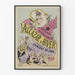 Póster vintage de teatro y concierto Alcázar de Invierno Faubourg Poissonnière