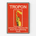 Póster publicitario vintage Tropon Albumen