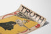 Póster Vintage Truth - Arte de ilustración Art Déco de mujer con fusil