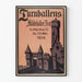 Póster vintage de fiesta medieval Turnhallens 1904