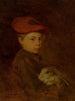 Boy with a Rabbit - Ludovit Pitthordt — artwork view