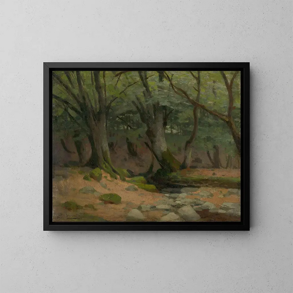 Árboles - Ludovit Ordok — cuadro enmarcado en la pared