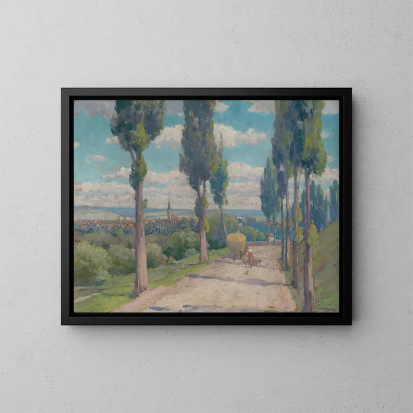 Vista de Spišská Nová Ves - Ludovit Ordok — cuadro enmarcado en la pared