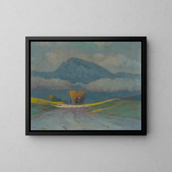 L'Appel du blé - Ludovit Ordok — cuadro enmarcado en la pared