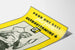 Vintage Ultravitamine 4 Poster in Black and Yellow