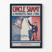 Póster vintage Tío Sammy - Canción patriótica de guerra
