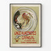 Póster vintage de carnaval de artistas jóvenes 1904