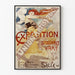 Póster de Exposición de Obras de Arte - Unión Artística Decorativa